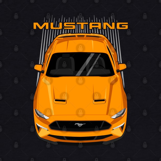 Mustang GT 2018 to 2019 - Orange by V8social